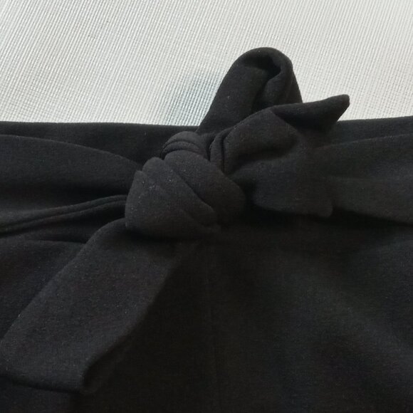 Soho Apparel Black Decorative Tied Belt Straight Leg Dress Pants Women's Medium - Picture 7 of 12